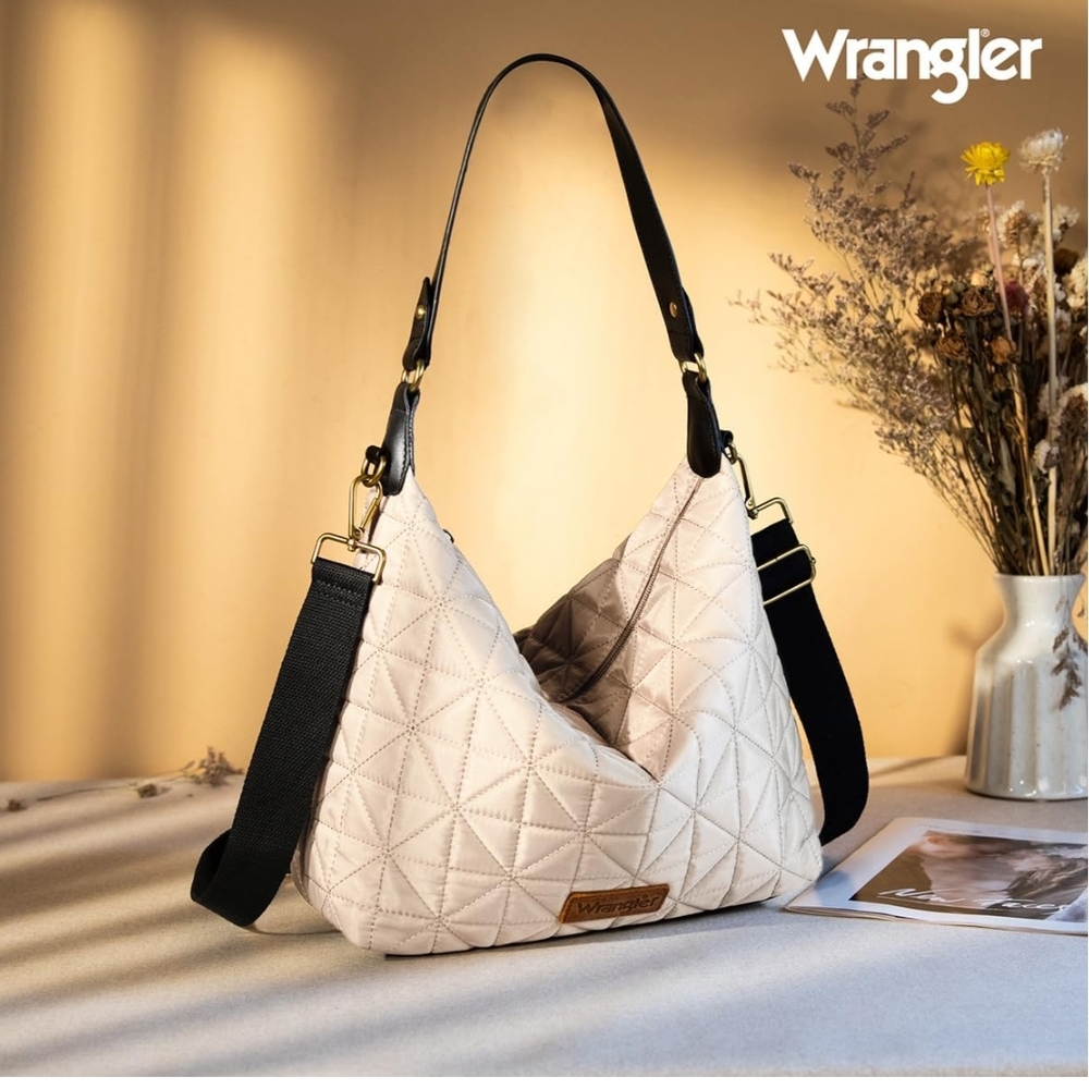 Wrangler Cream Quilted Women's Bag